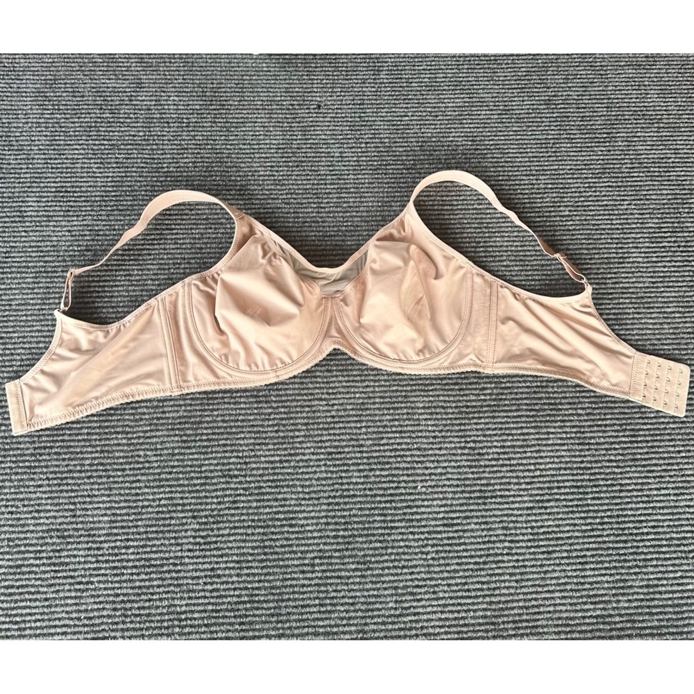 Shecurve Nude Unlined Underwire Bra Full Coverage Beige 40D